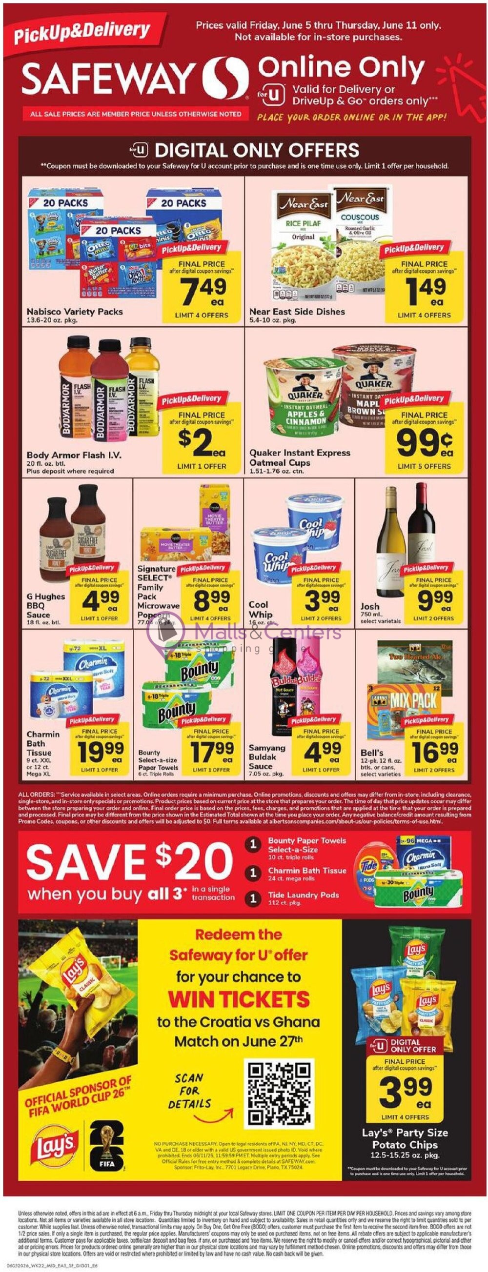 Weekly ad for Safeway valid: 06/05/2026 - 06/11/2026, page 1