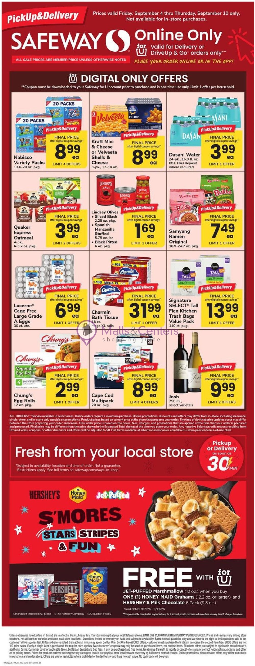Weekly ad for Safeway valid: 09/04/2026 - 09/10/2026, page 1