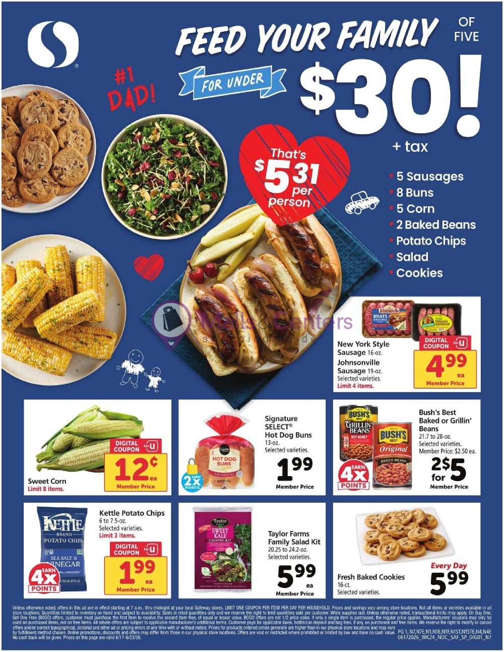 Weekly ad for Safeway valid: 06/17/2026 - 06/23/2026, page 1