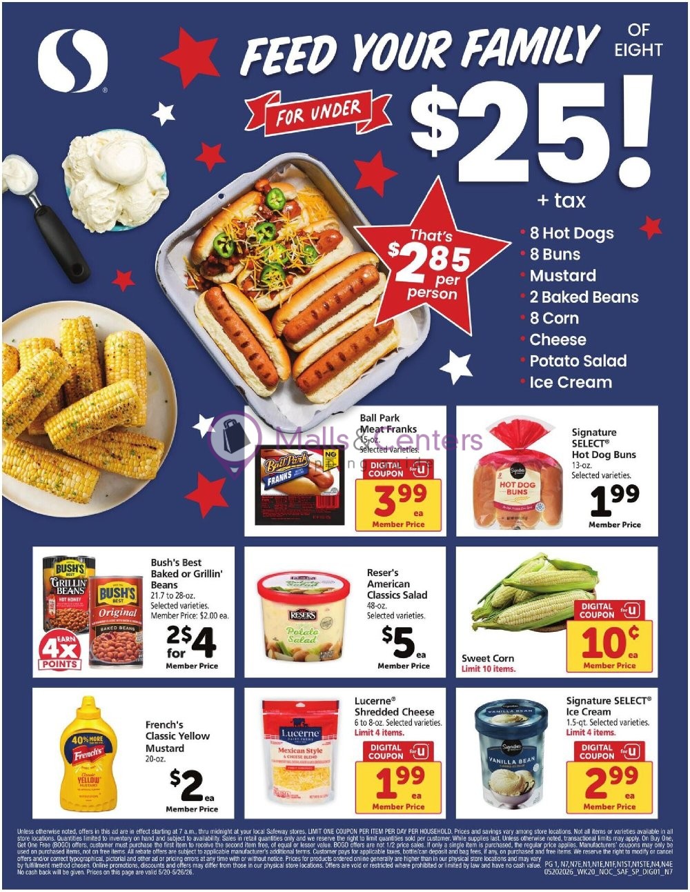 Weekly ad for Safeway valid: 05/20/2026 - 05/26/2026, page 1