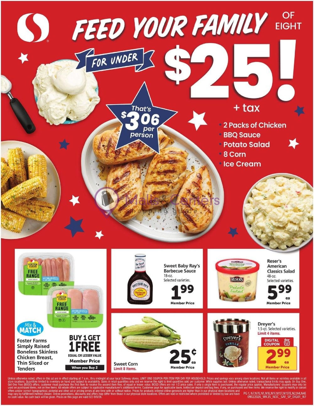 Weekly ad for Safeway valid: 09/02/2026 - 09/08/2026, page 1