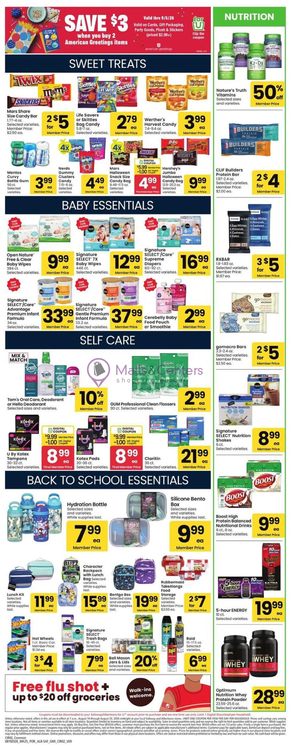 Weekly ad for Safeway valid: 08/19/2026 - 08/25/2026, page 6