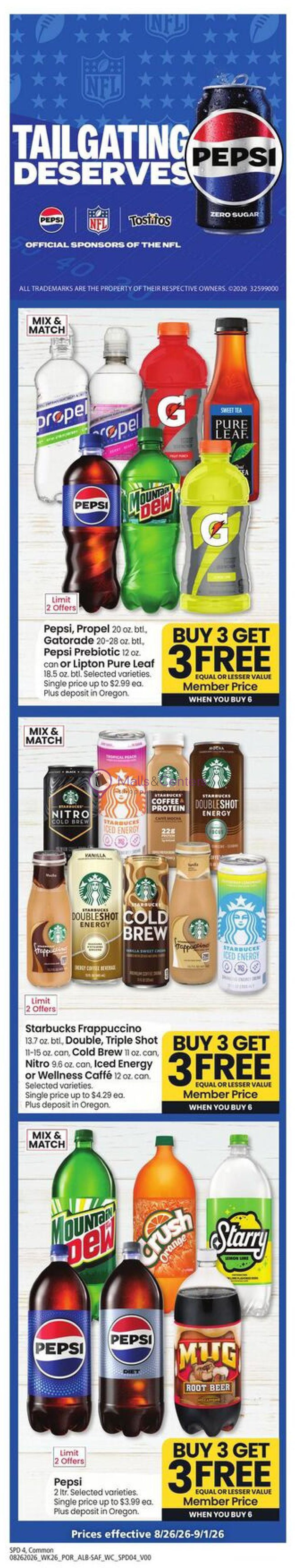 Weekly ad for Safeway valid: 08/26/2026 - 09/01/2026, page 3