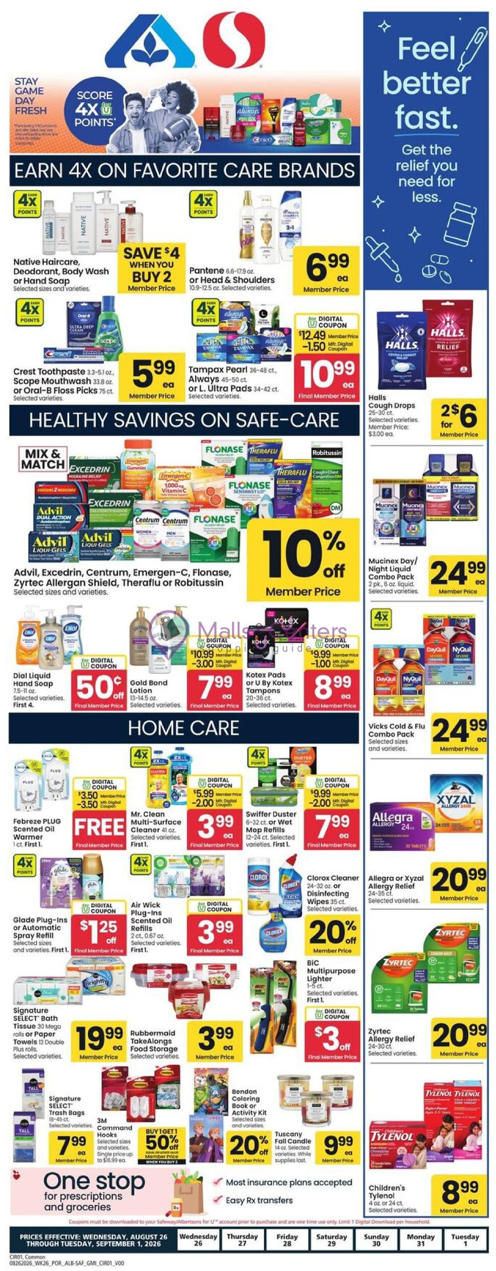 Weekly ad for Safeway valid: 08/26/2026 - 09/01/2026, page 8