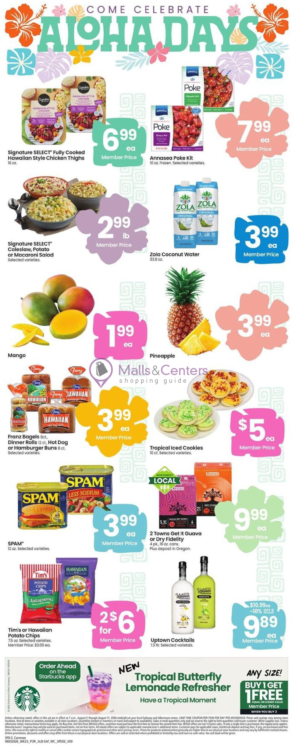Weekly ad for Safeway valid: 08/05/2026 - 08/11/2026, page 2