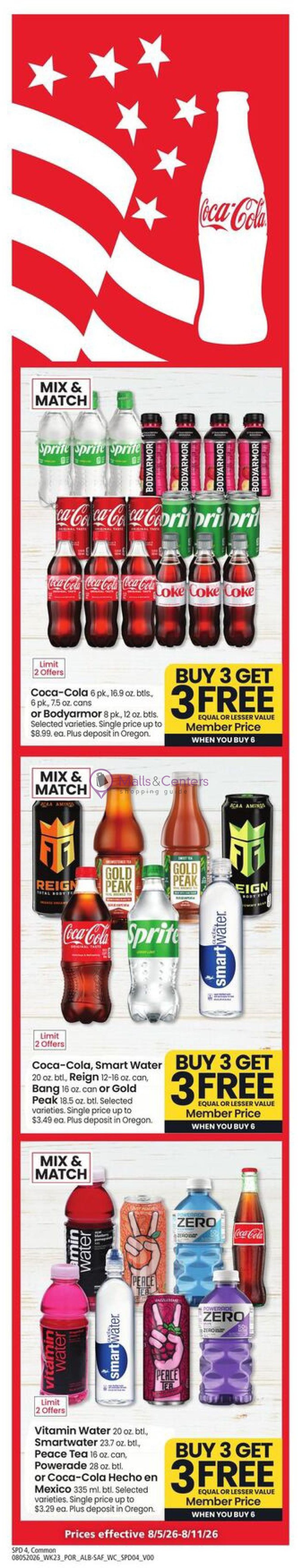 Weekly ad for Safeway valid: 08/05/2026 - 08/11/2026, page 3
