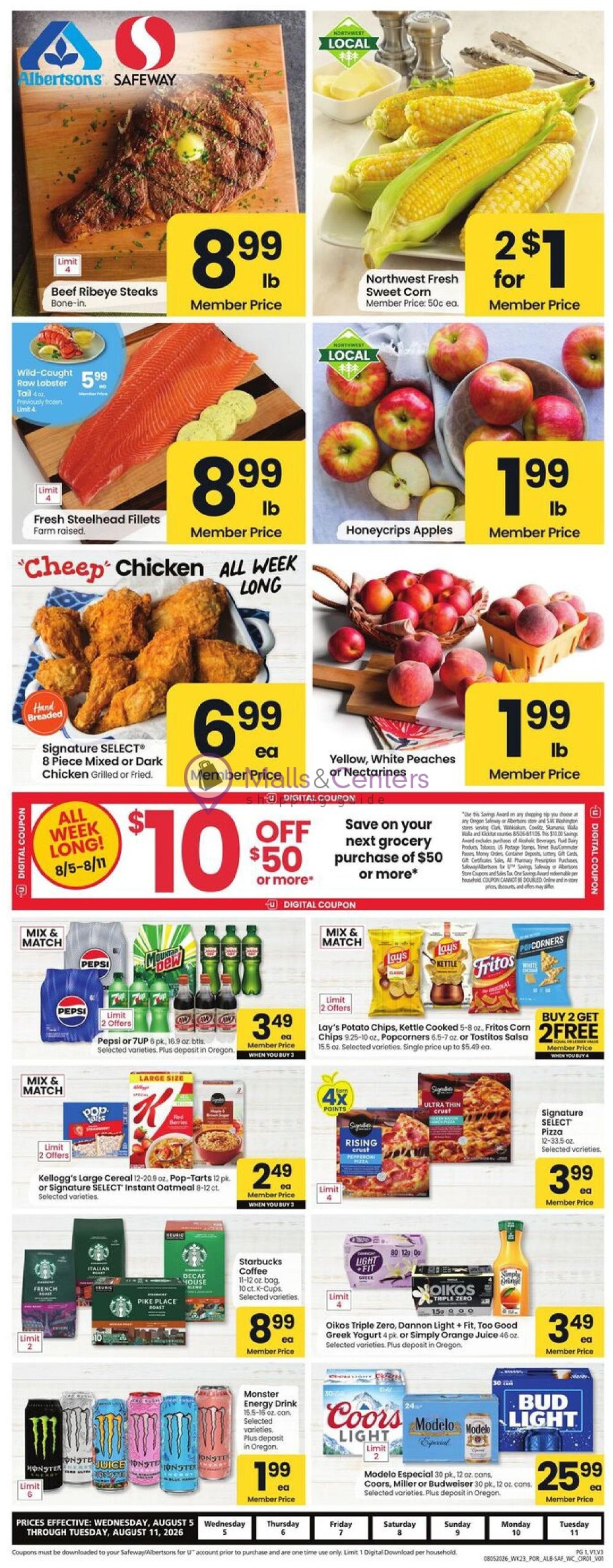Weekly ad for Safeway valid: 08/05/2026 - 08/11/2026, page 4