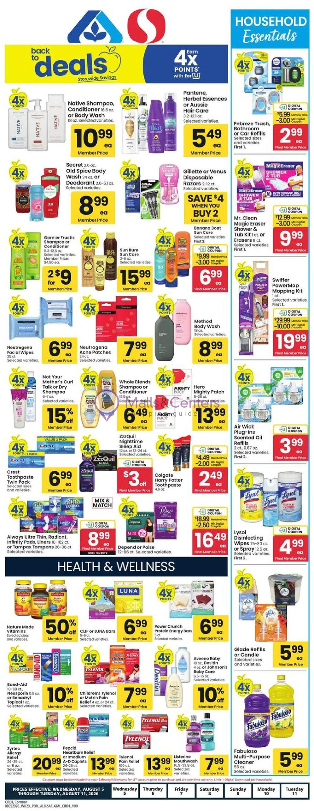 Weekly ad for Safeway valid: 08/05/2026 - 08/11/2026, page 8