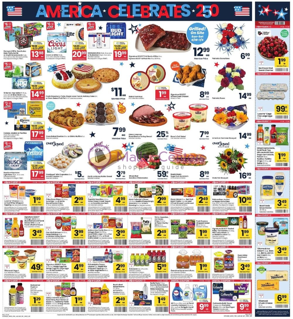 Weekly ad for Safeway valid: 07/01/2026 - 07/07/2026, page 2