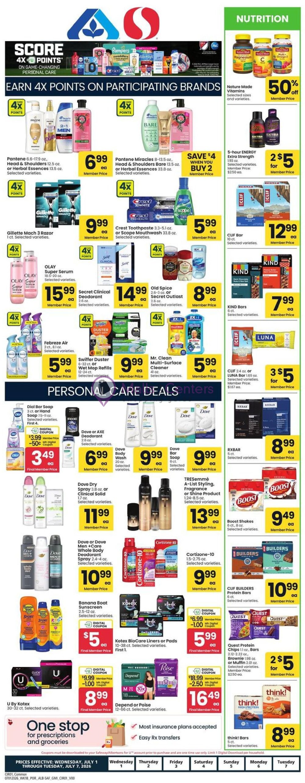 Weekly ad for Safeway valid: 07/01/2026 - 07/07/2026, page 5