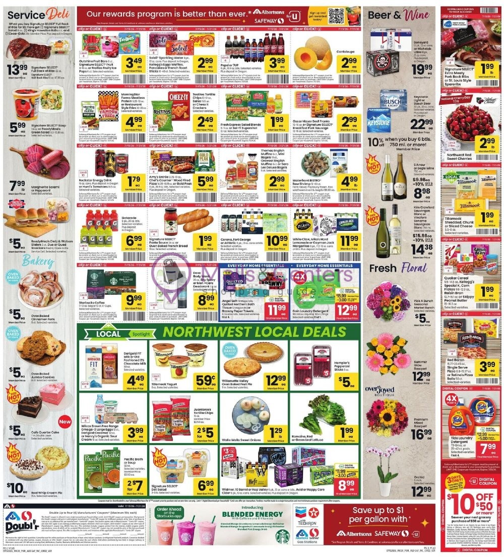 Weekly ad for Safeway valid: 07/15/2026 - 07/21/2026, page 2