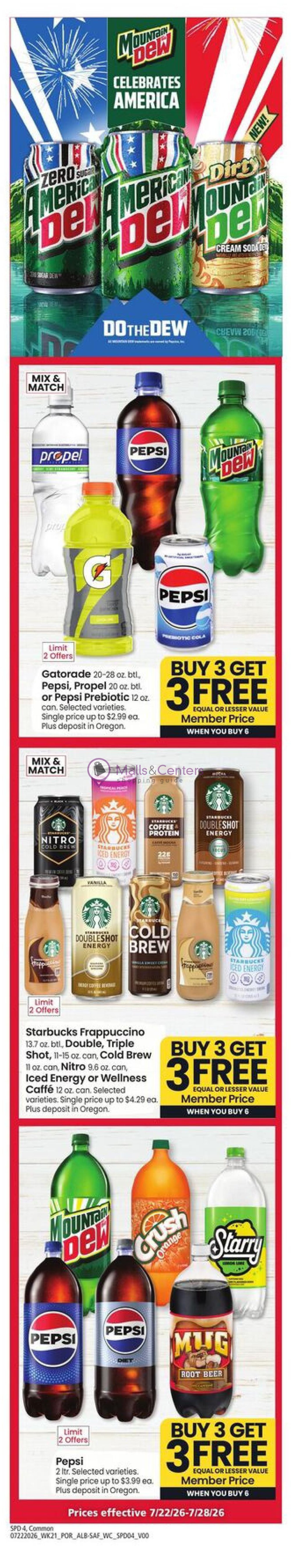 Weekly ad for Safeway valid: 07/22/2026 - 07/28/2026, page 3