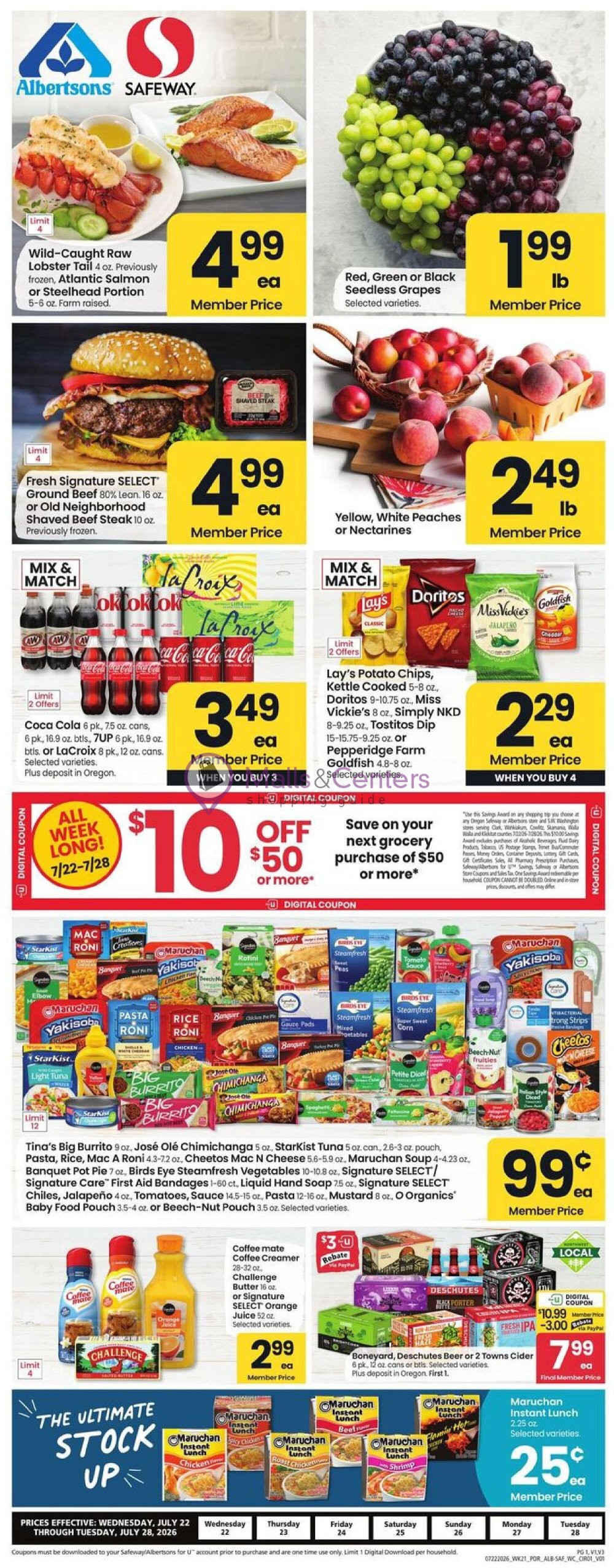 Weekly ad for Safeway valid: 07/22/2026 - 07/28/2026, page 4