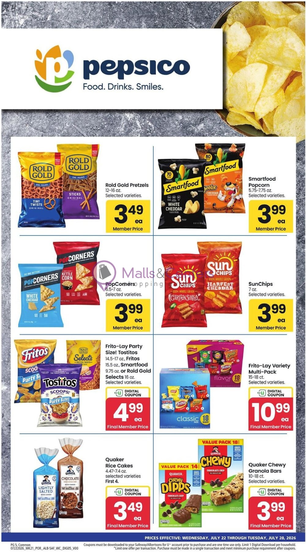 Weekly ad for Safeway valid: 07/22/2026 - 07/28/2026, page 7