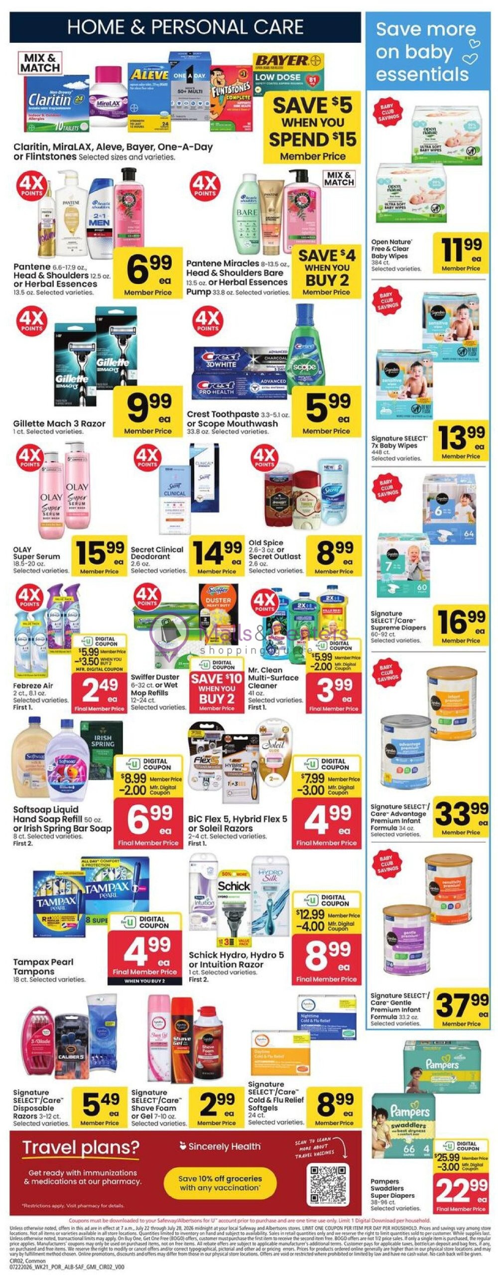 Weekly ad for Safeway valid: 07/22/2026 - 07/28/2026, page 9