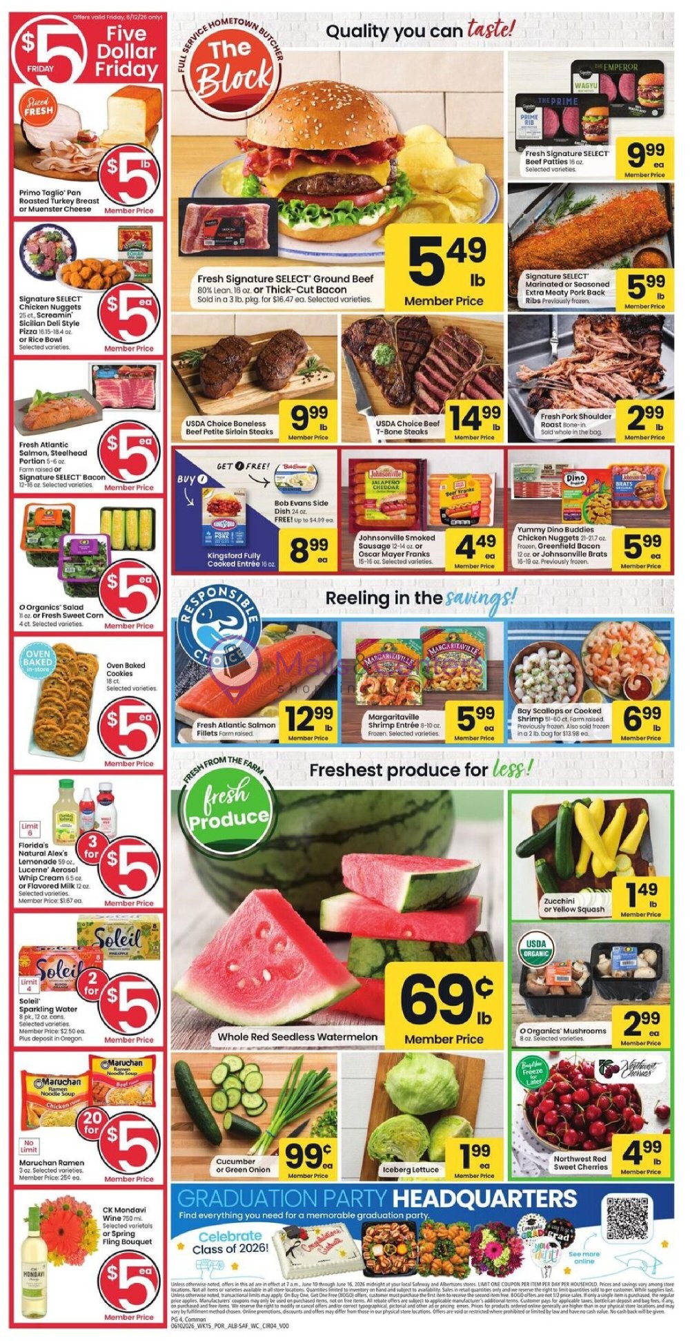 Weekly ad for Safeway valid: 06/10/2026 - 06/16/2026, page 6