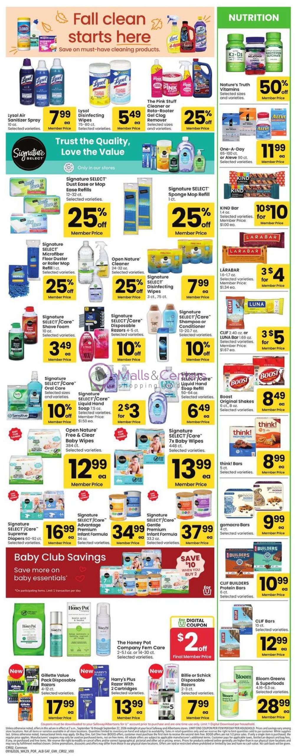 Weekly ad for Safeway valid: 09/16/2026 - 09/22/2026, page 6