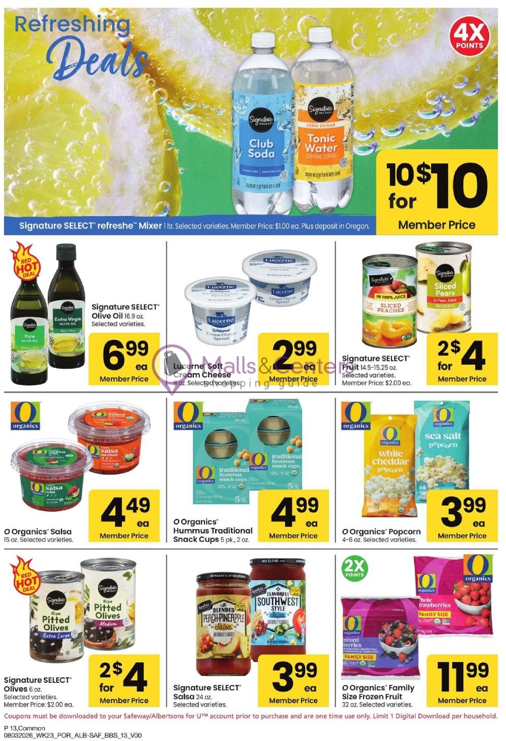 Weekly ad for Safeway valid: 08/03/2026 - 08/30/2026, page 13