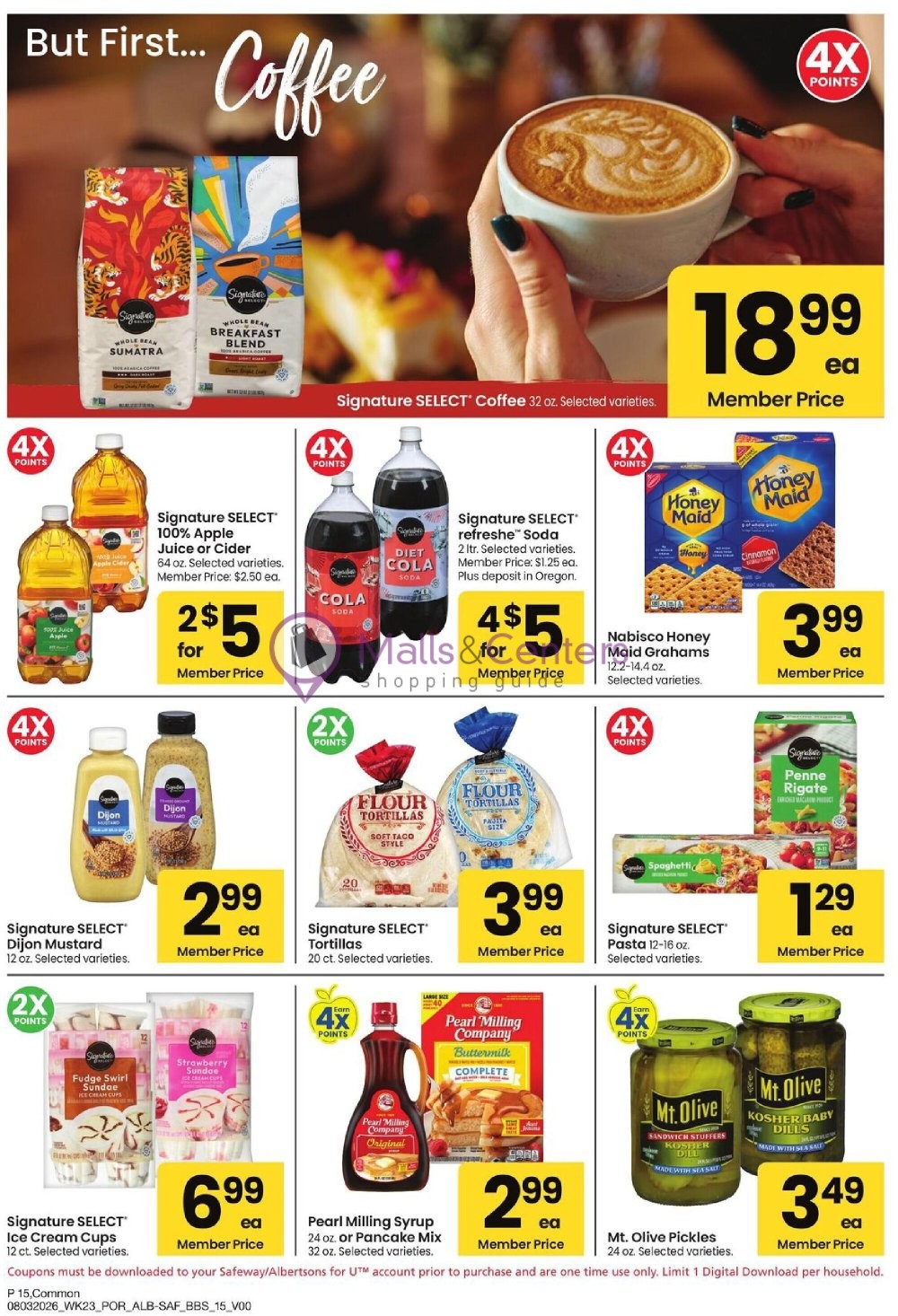 Weekly ad for Safeway valid: 08/03/2026 - 08/30/2026, page 15