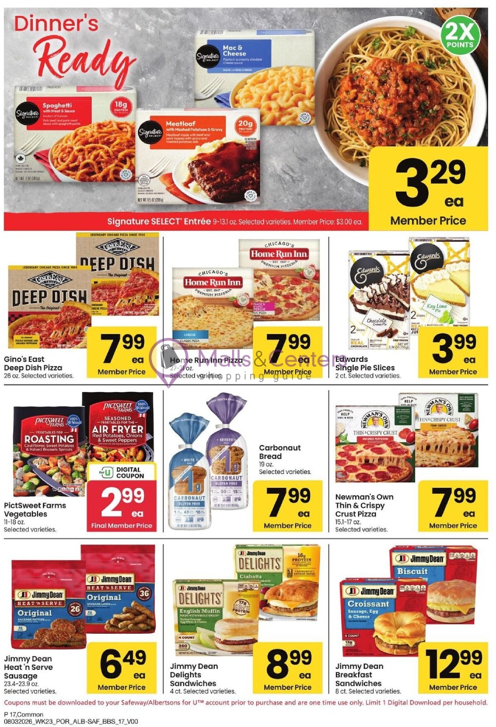 Weekly ad for Safeway valid: 08/03/2026 - 08/30/2026, page 17