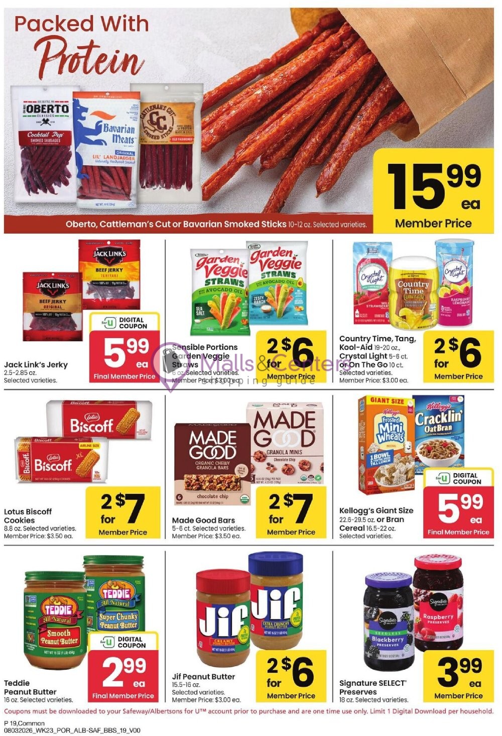 Weekly ad for Safeway valid: 08/03/2026 - 08/30/2026, page 19
