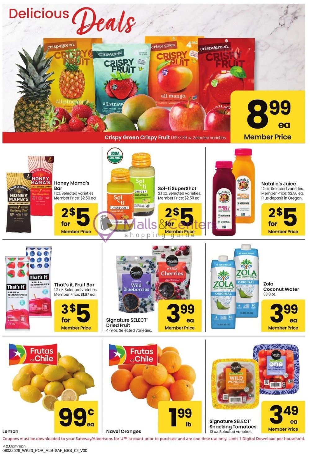 Weekly ad for Safeway valid: 08/03/2026 - 08/30/2026, page 2