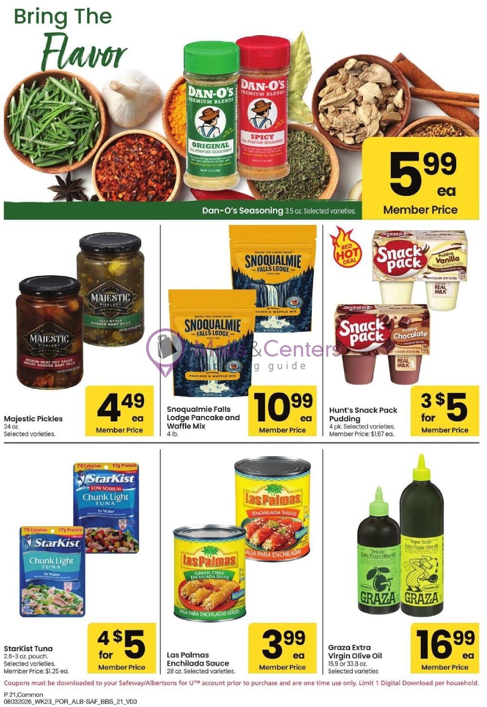 Weekly ad for Safeway valid: 08/03/2026 - 08/30/2026, page 21