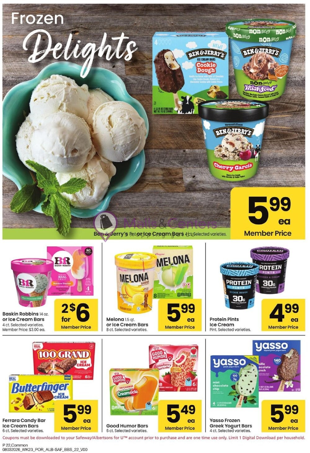 Weekly ad for Safeway valid: 08/03/2026 - 08/30/2026, page 22