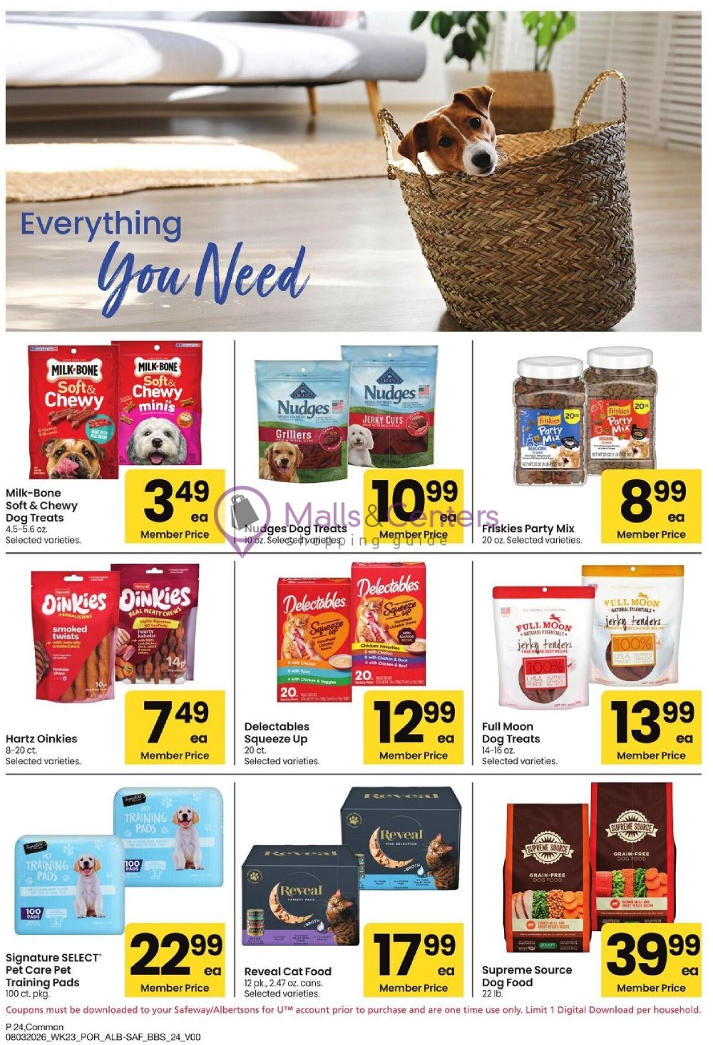 Weekly ad for Safeway valid: 08/03/2026 - 08/30/2026, page 24