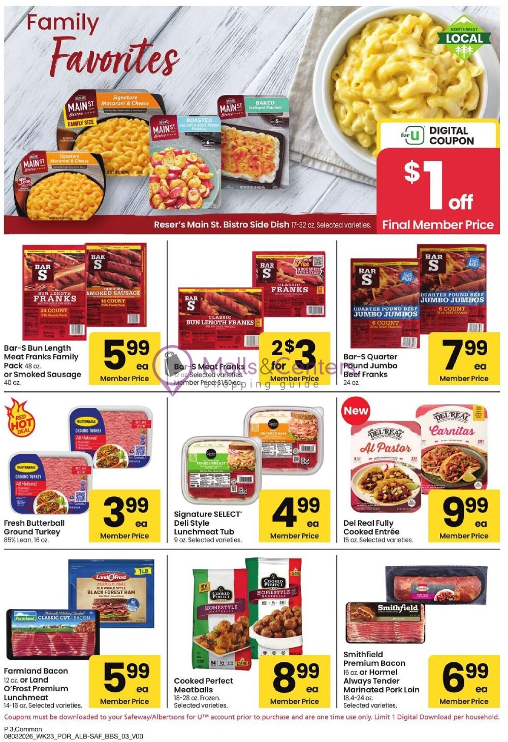 Weekly ad for Safeway valid: 08/03/2026 - 08/30/2026, page 3