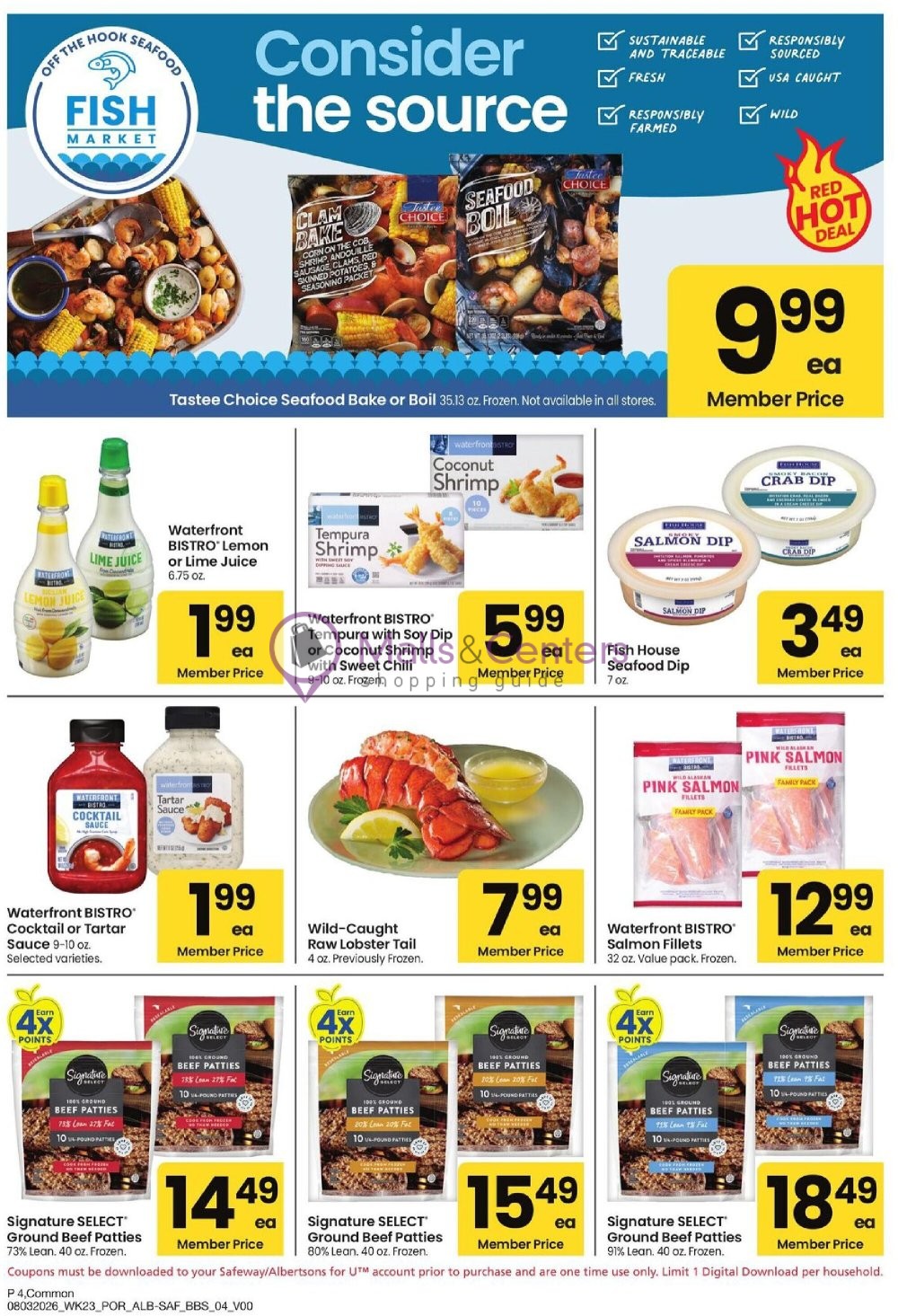 Weekly ad for Safeway valid: 08/03/2026 - 08/30/2026, page 4