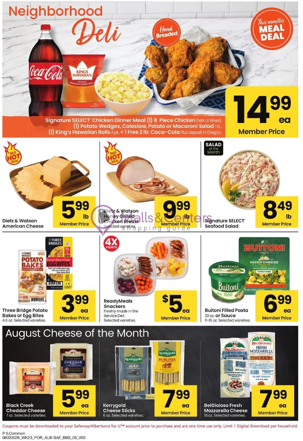 Weekly ad for Safeway valid: 08/03/2026 - 08/30/2026, page 5