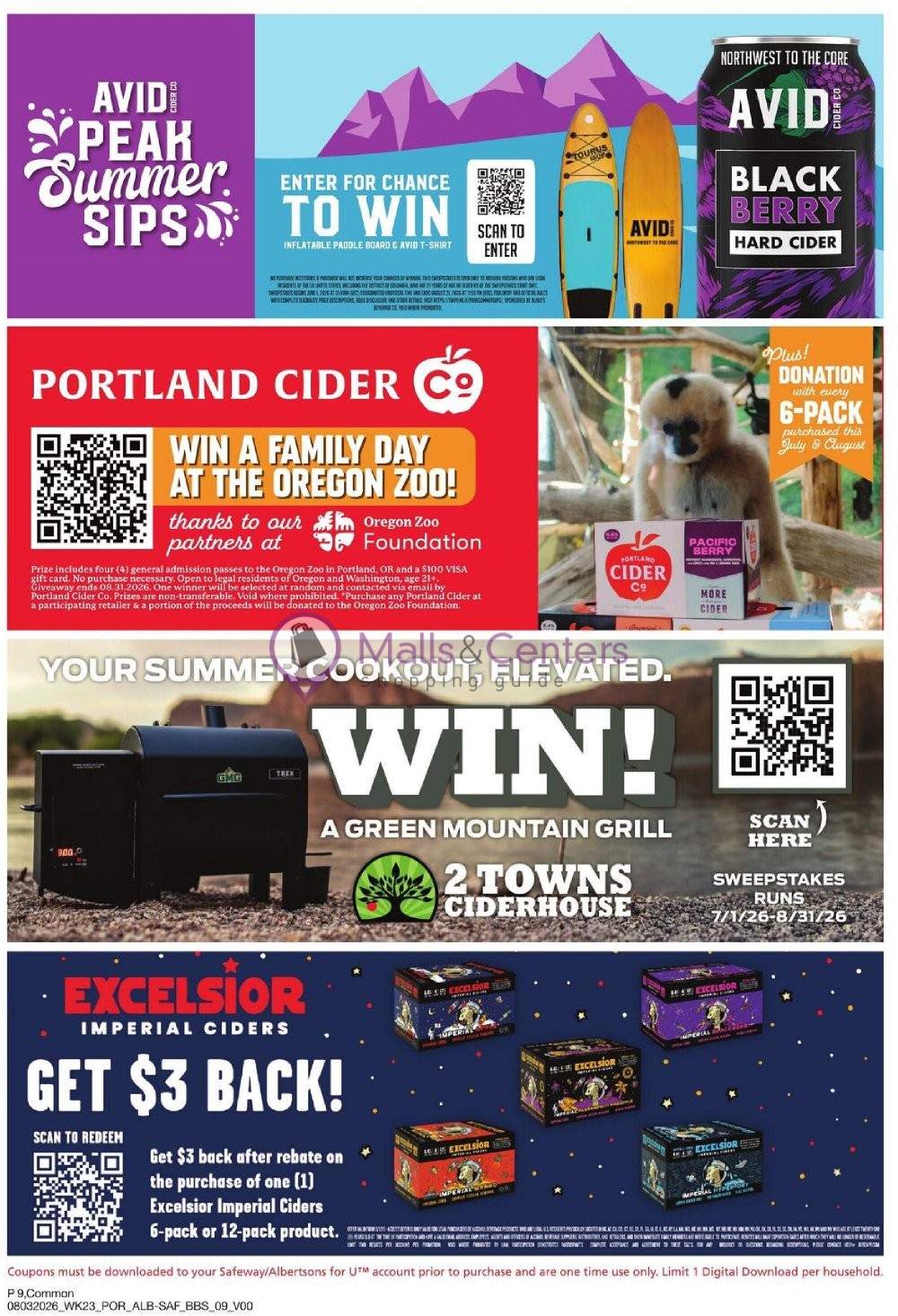 Weekly ad for Safeway valid: 08/03/2026 - 08/30/2026, page 9