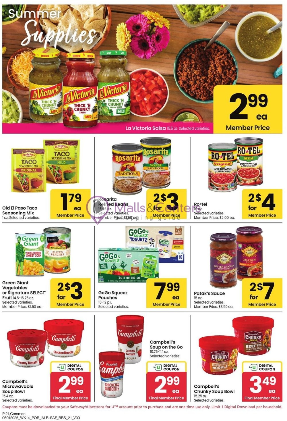 Weekly ad for Safeway valid: 06/01/2026 - 06/28/2026, page 21