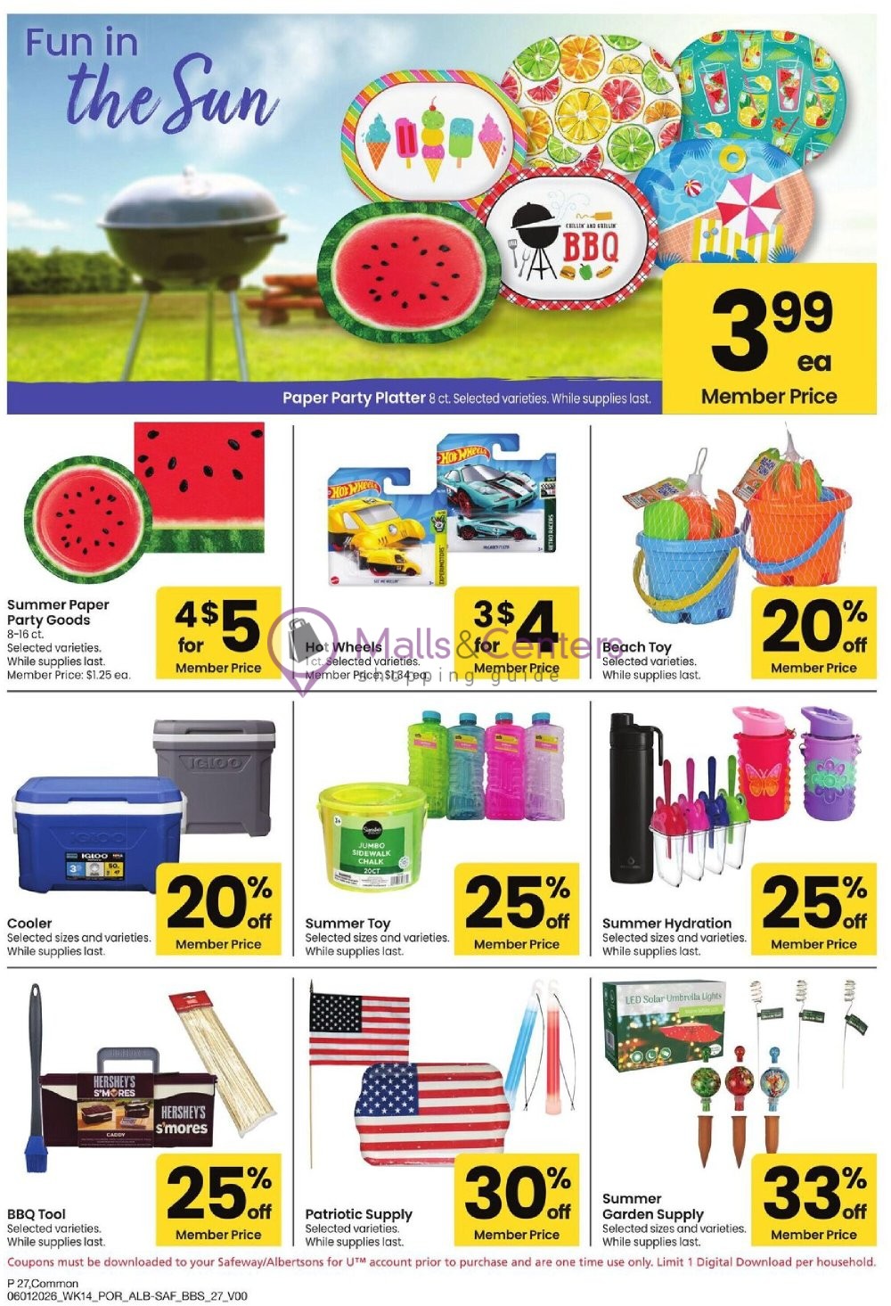 Weekly ad for Safeway valid: 06/01/2026 - 06/28/2026, page 27