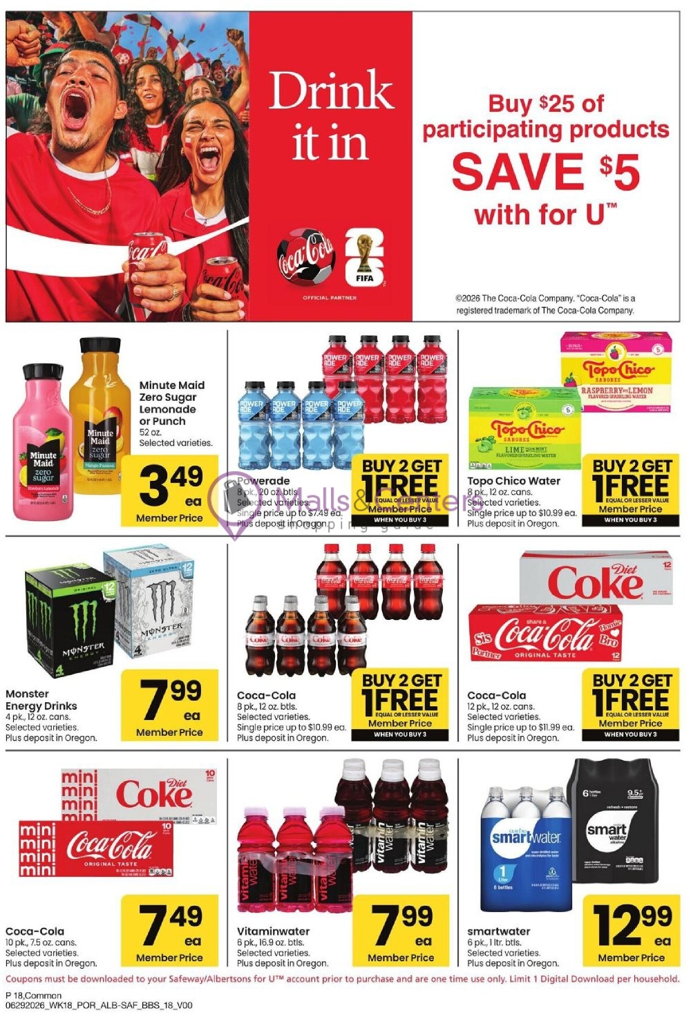 Weekly ad for Safeway valid: 06/29/2026 - 08/02/2026, page 18