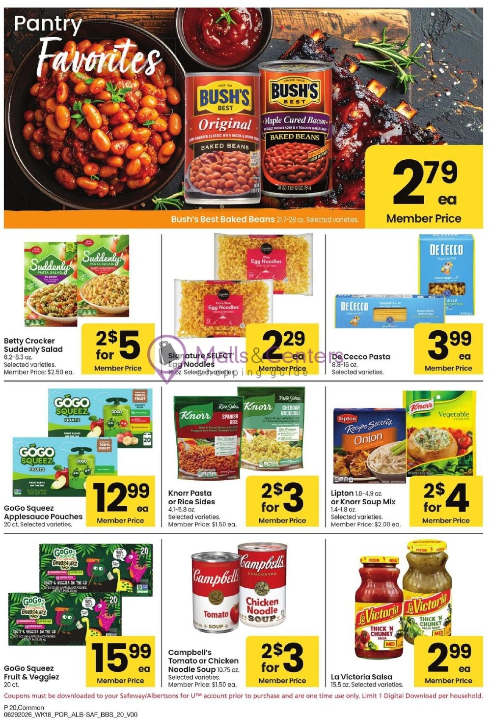 Weekly ad for Safeway valid: 06/29/2026 - 08/02/2026, page 20