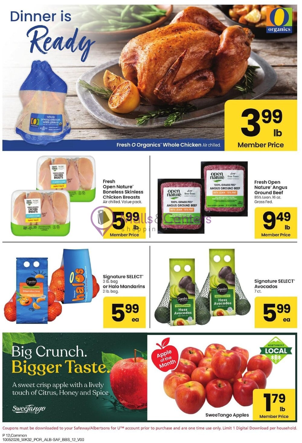 Weekly ad for Safeway valid: 10/05/2026 - 11/01/2026, page 12