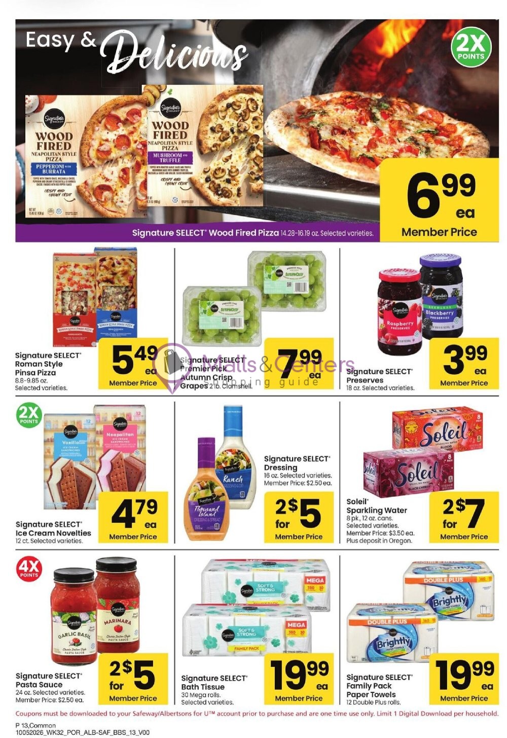 Weekly ad for Safeway valid: 10/05/2026 - 11/01/2026, page 13