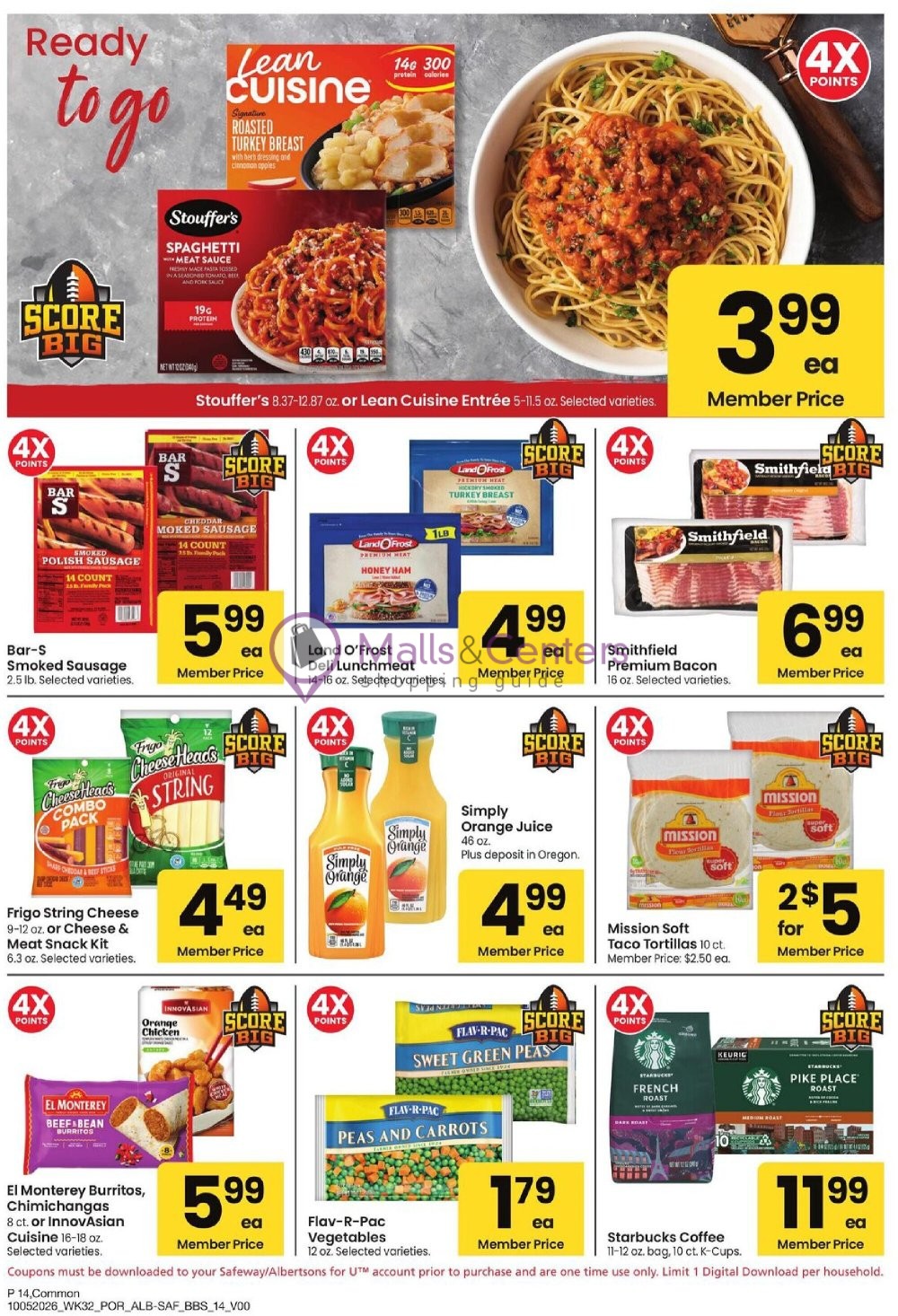Weekly ad for Safeway valid: 10/05/2026 - 11/01/2026, page 14