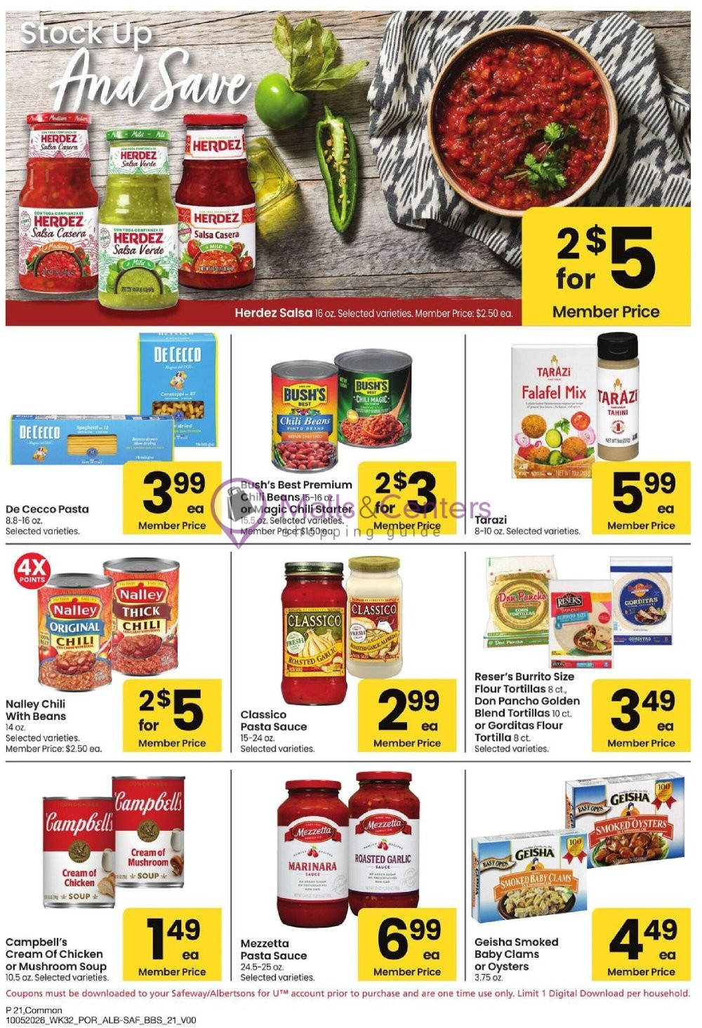 Weekly ad for Safeway valid: 10/05/2026 - 11/01/2026, page 21