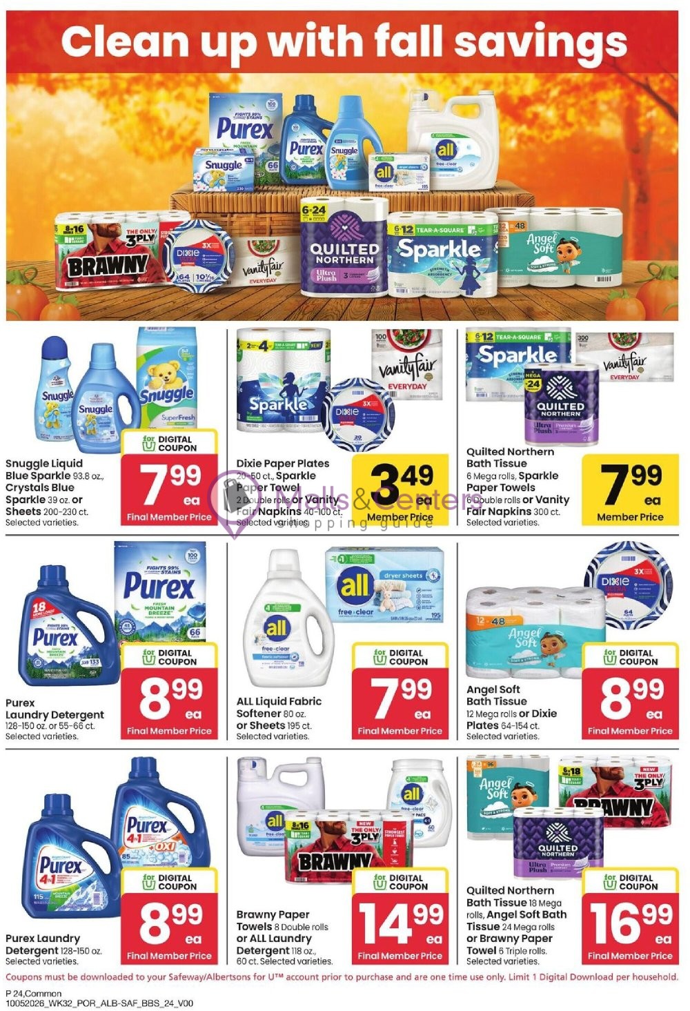 Weekly ad for Safeway valid: 10/05/2026 - 11/01/2026, page 24
