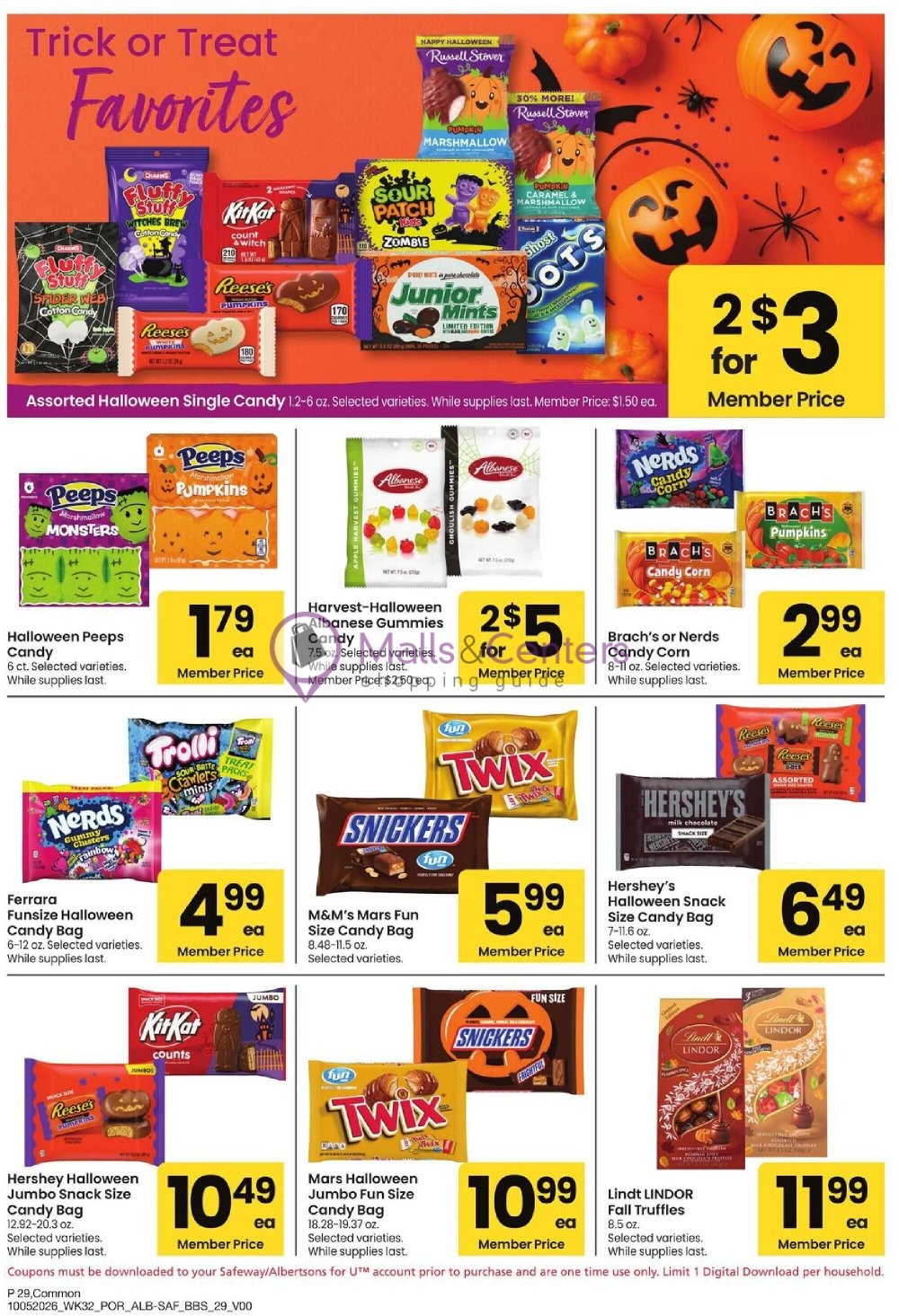 Weekly ad for Safeway valid: 10/05/2026 - 11/01/2026, page 29