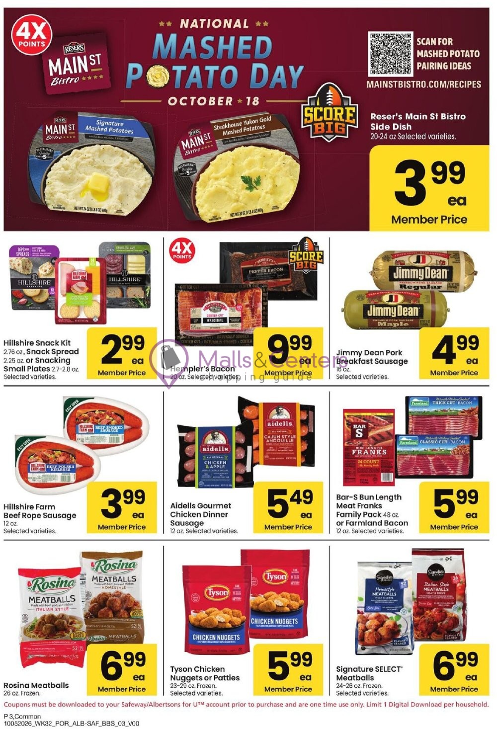 Weekly ad for Safeway valid: 10/05/2026 - 11/01/2026, page 3