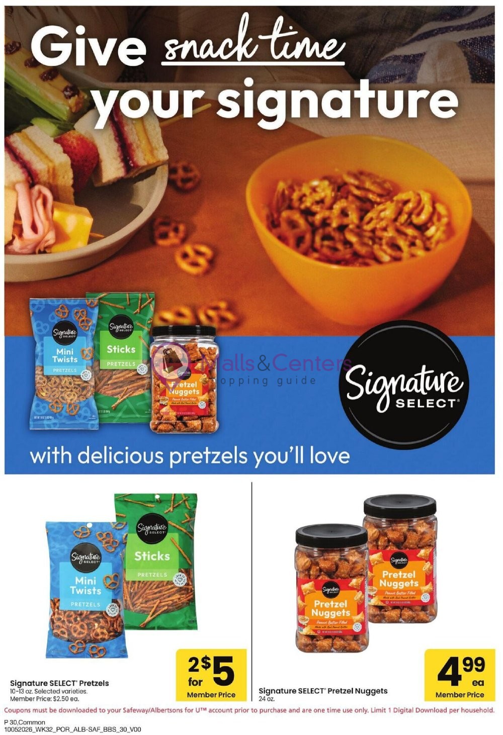 Weekly ad for Safeway valid: 10/05/2026 - 11/01/2026, page 30