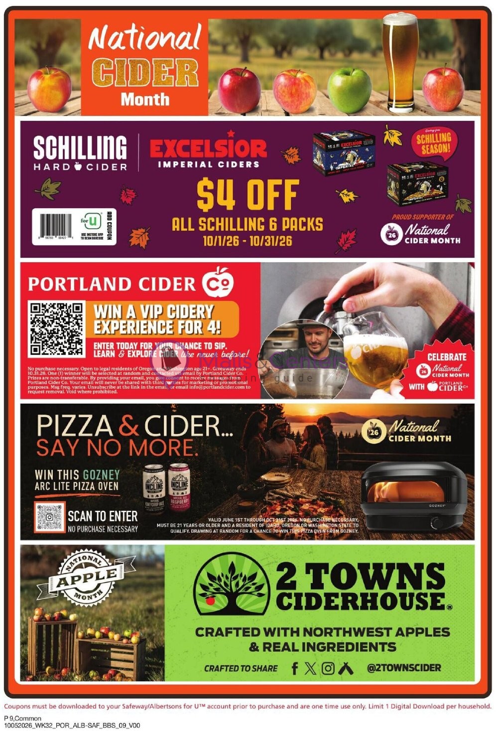 Weekly ad for Safeway valid: 10/05/2026 - 11/01/2026, page 9