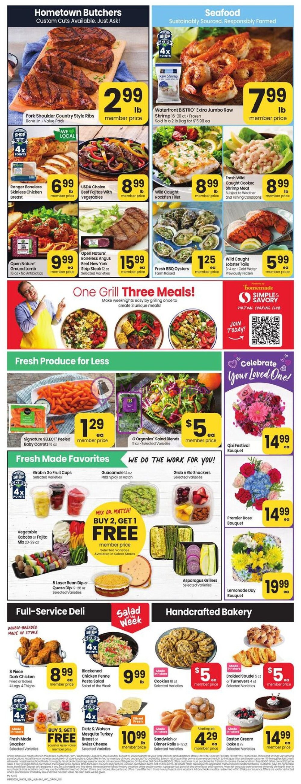 Weekly ad for Safeway valid: 08/19/2026 - 08/25/2026, page 4