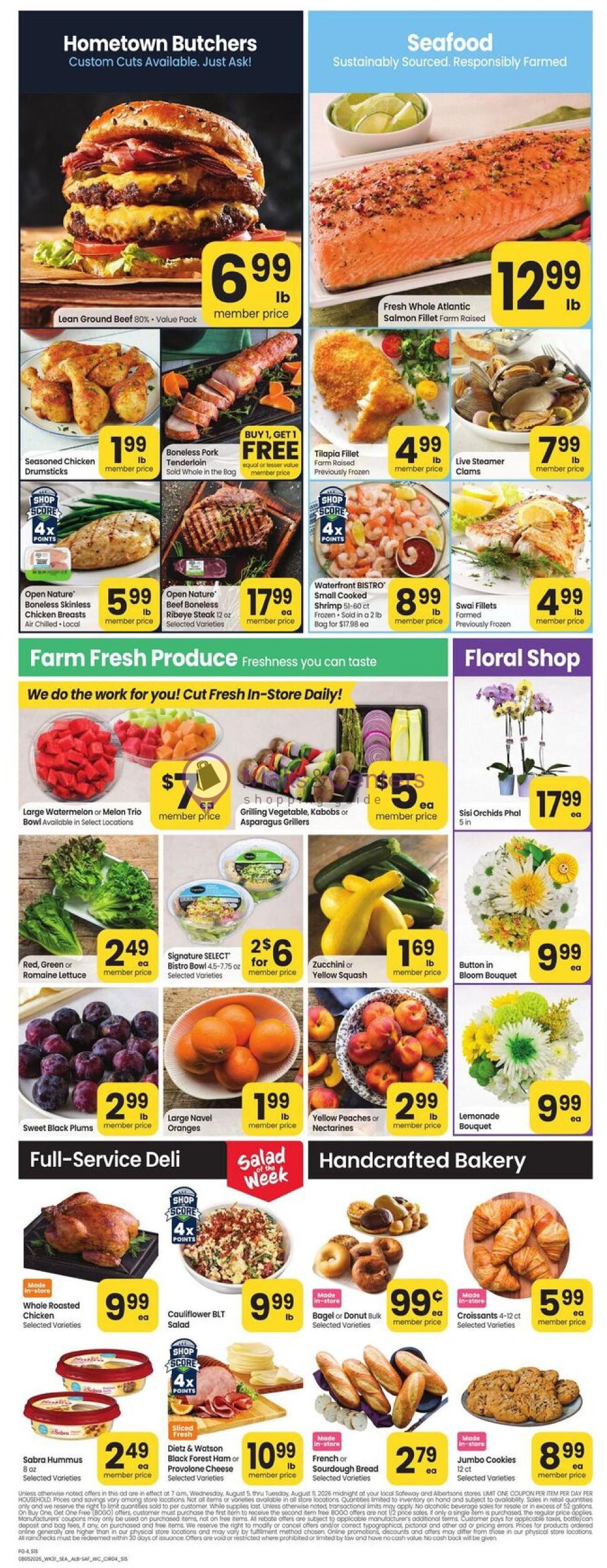 Weekly ad for Safeway valid: 08/05/2026 - 08/11/2026, page 6