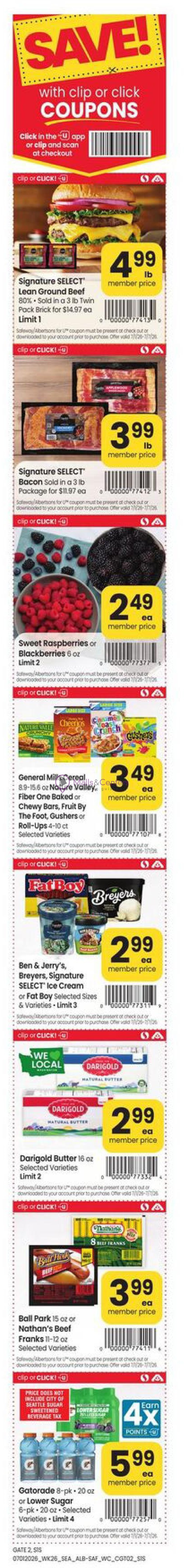 Weekly ad for Safeway valid: 07/01/2026 - 07/07/2026, page 2
