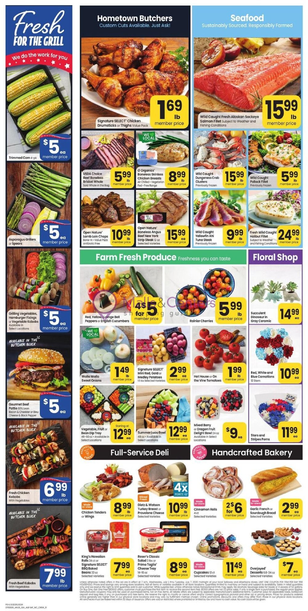 Weekly ad for Safeway valid: 07/01/2026 - 07/07/2026, page 4